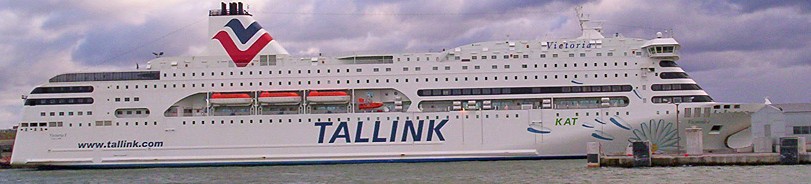 Линия Tallinn-Mariehamn-Stockholm. Паром Victoria I компании Tallink. 